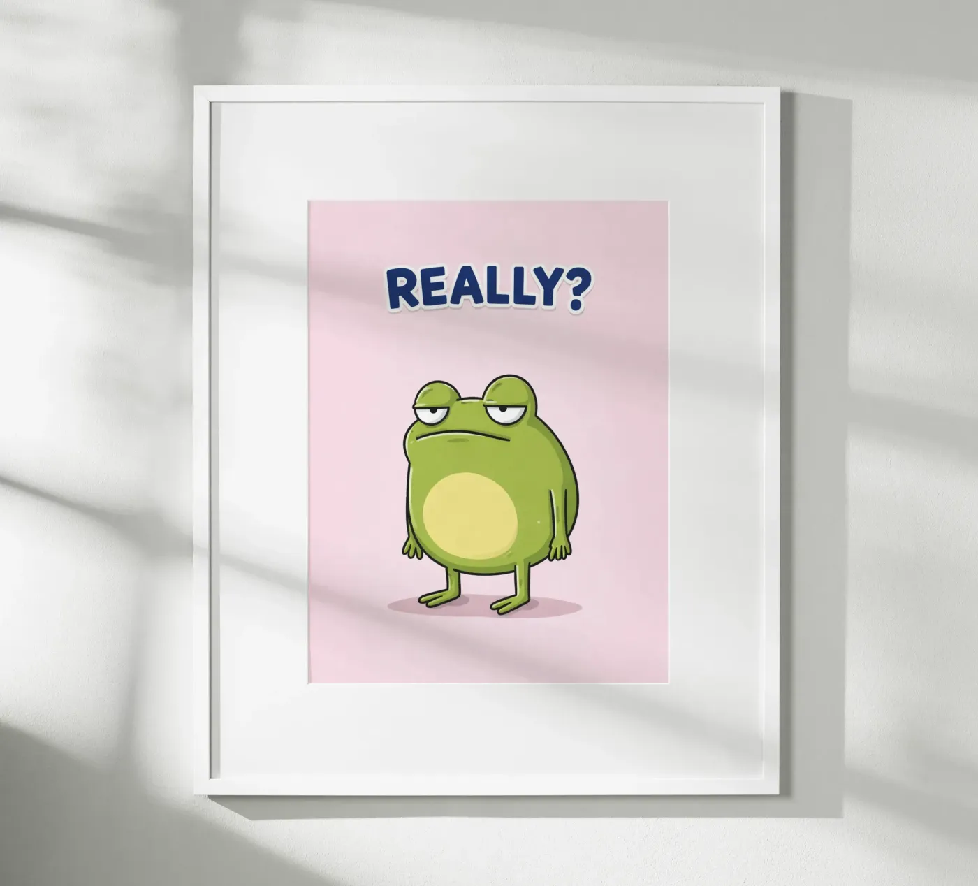 really funny frog poster by olivebee