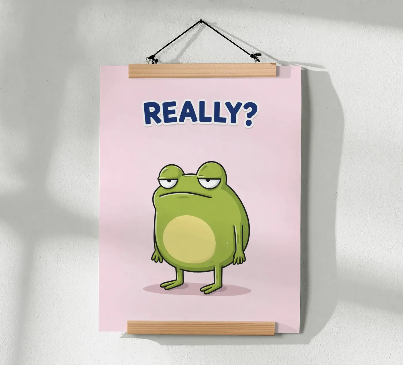 really funny frog poster by olivebee