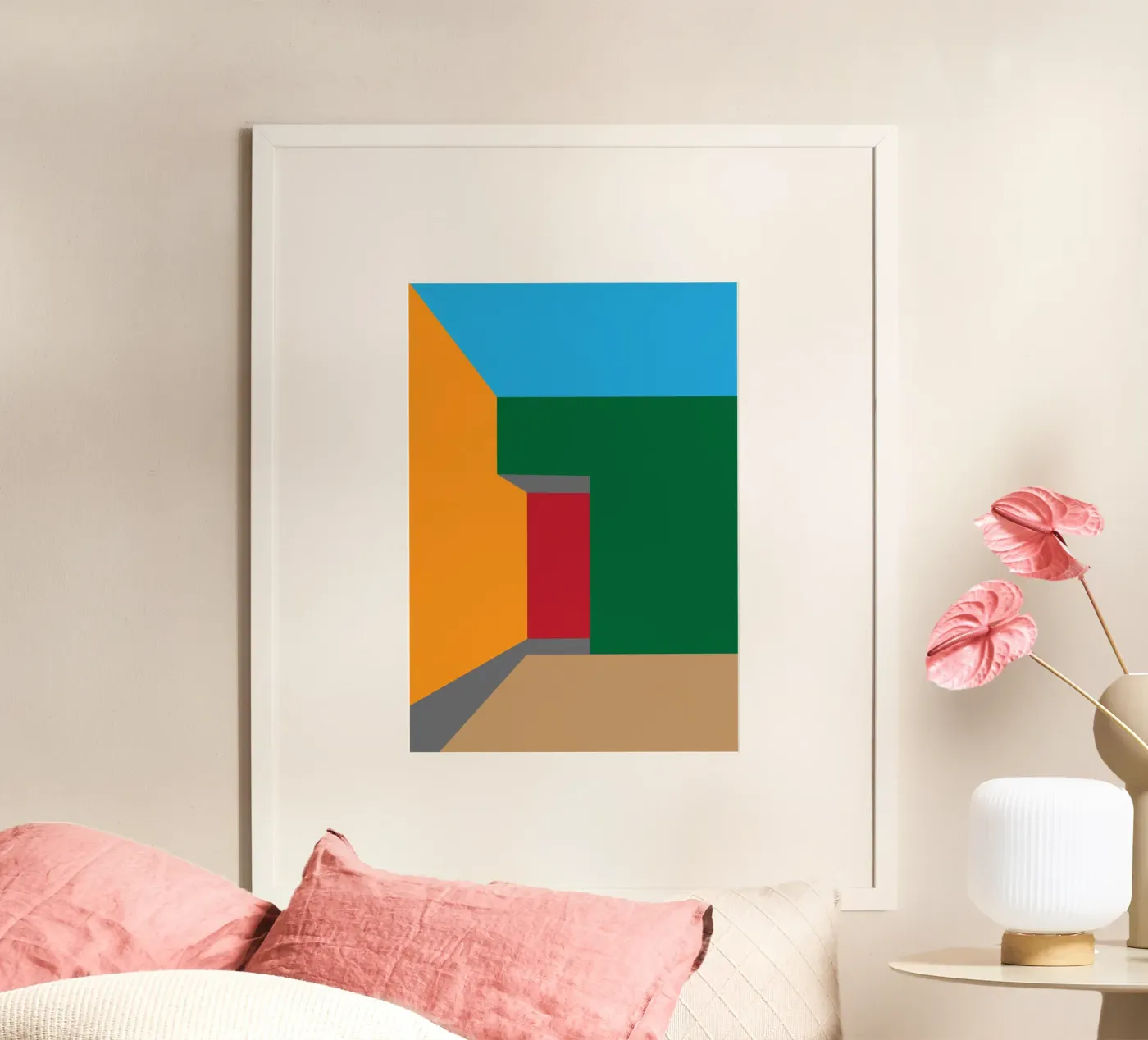 square line vector geometric poster by olivebee