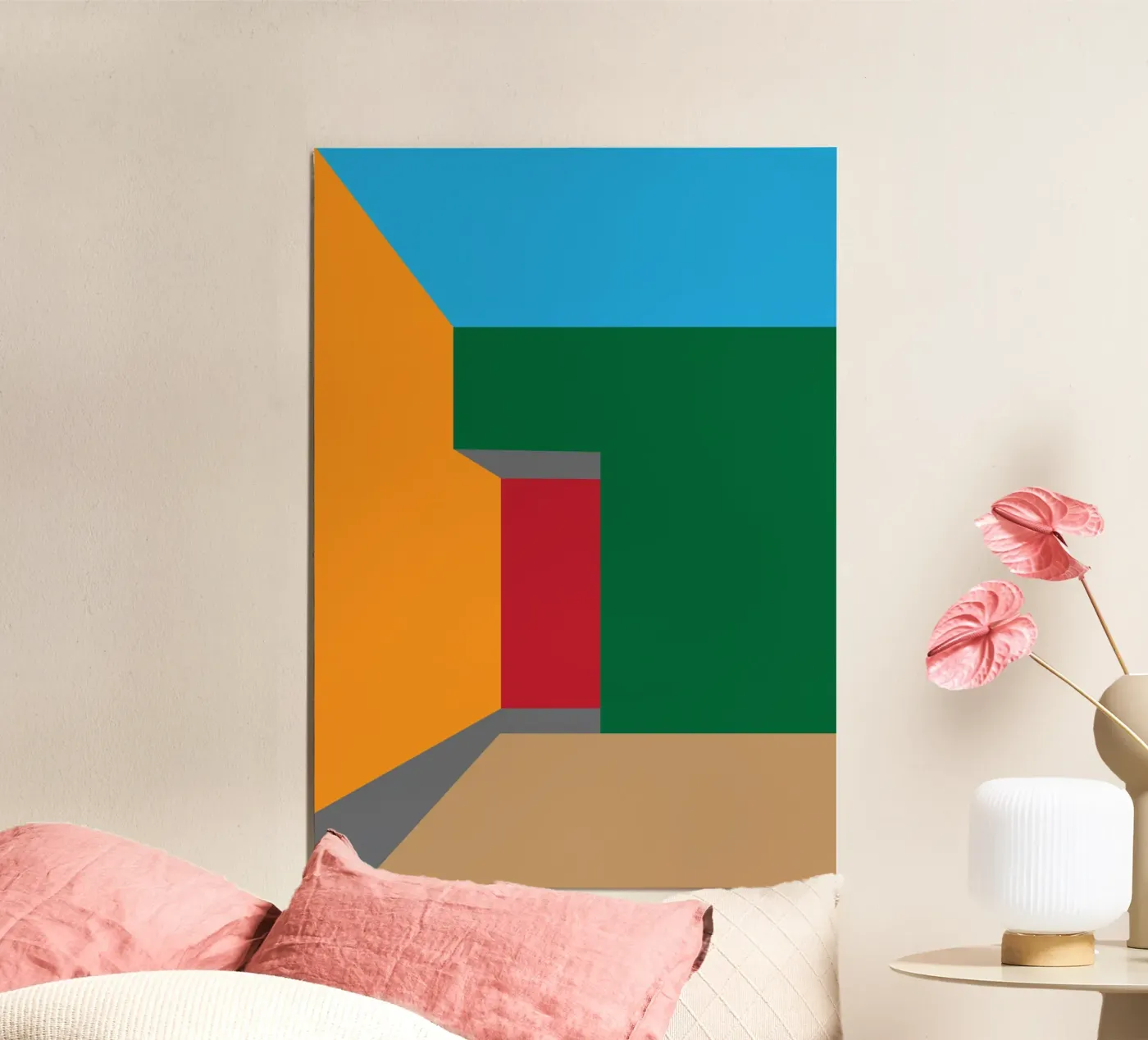 square line vector geometric poster by olivebee