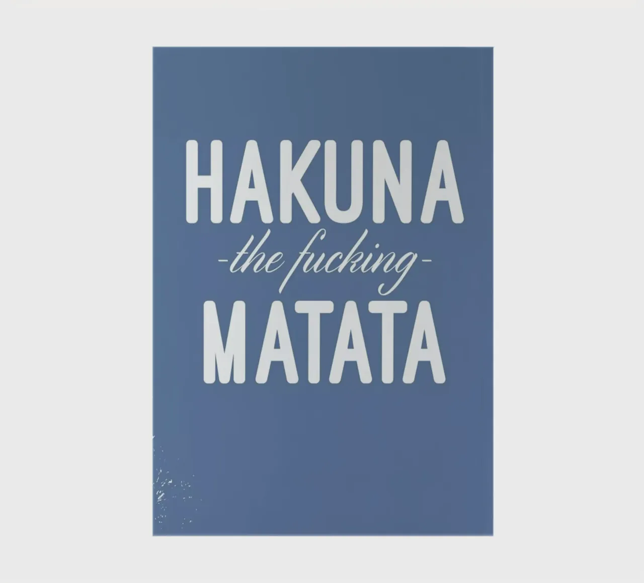 Hakuna Matata carnet de notes de LeDieg