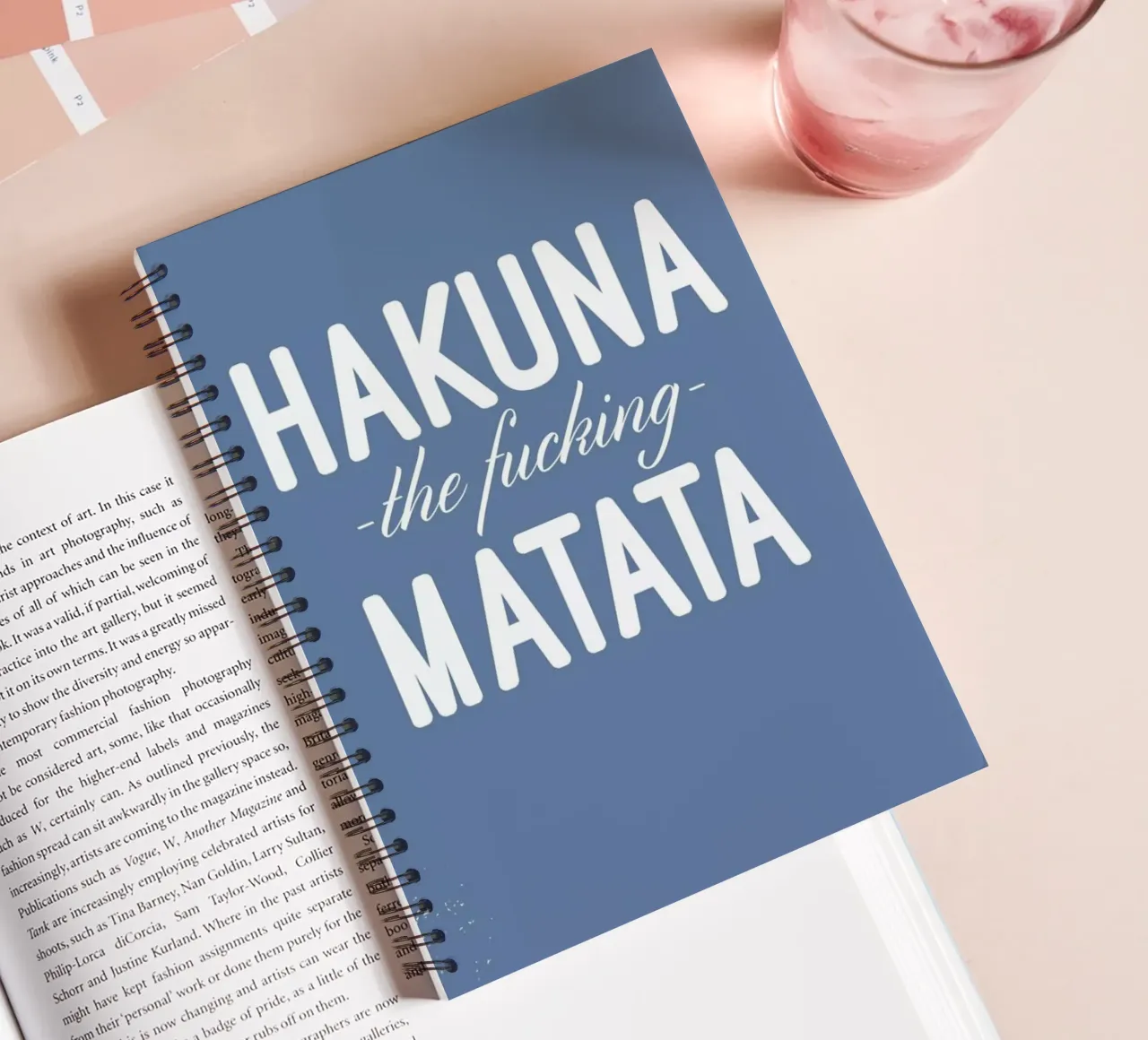 Hakuna Matata spiral notebook by LeDieg
