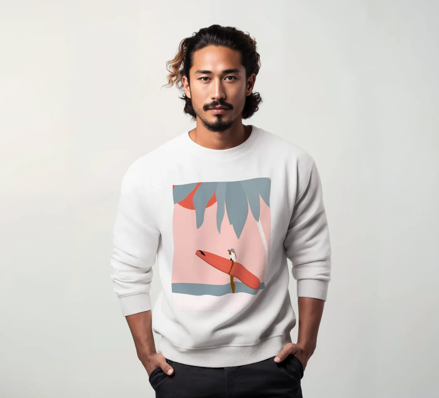 Surf e sole felpa da Tamsen Design