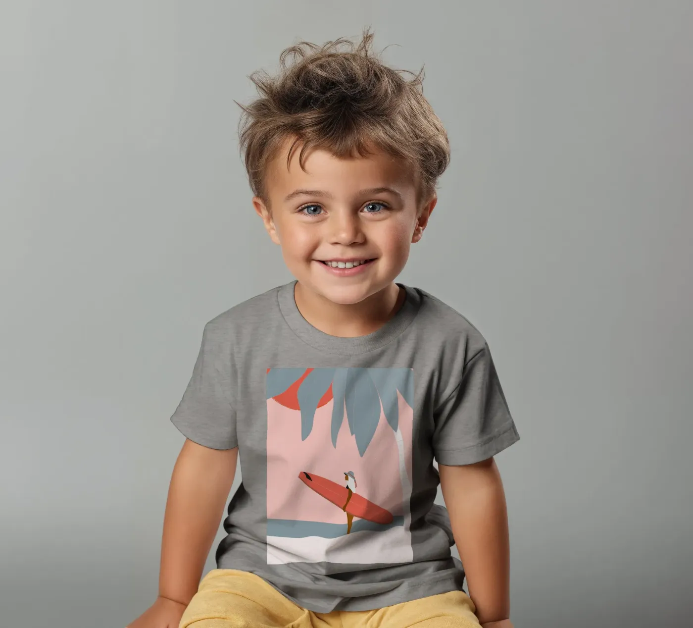 Surf e sole t-shirt bambini da Tamsen Design