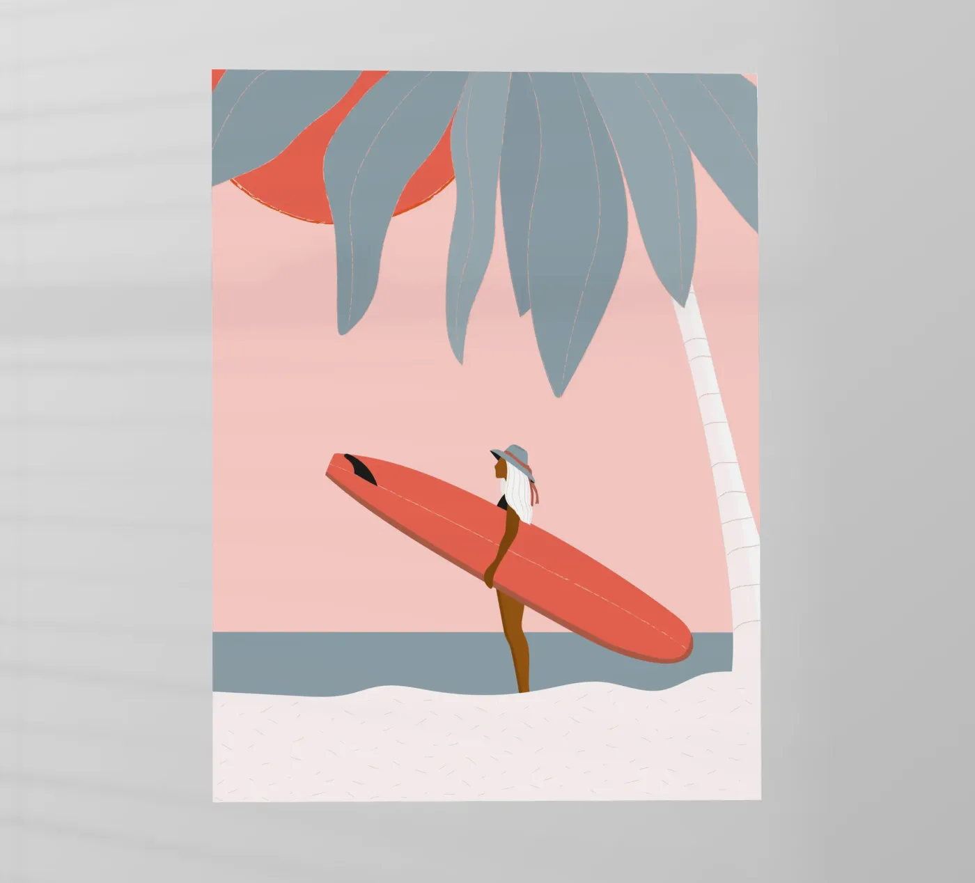 Surf e sole pellicola backlit da Tamsen Design