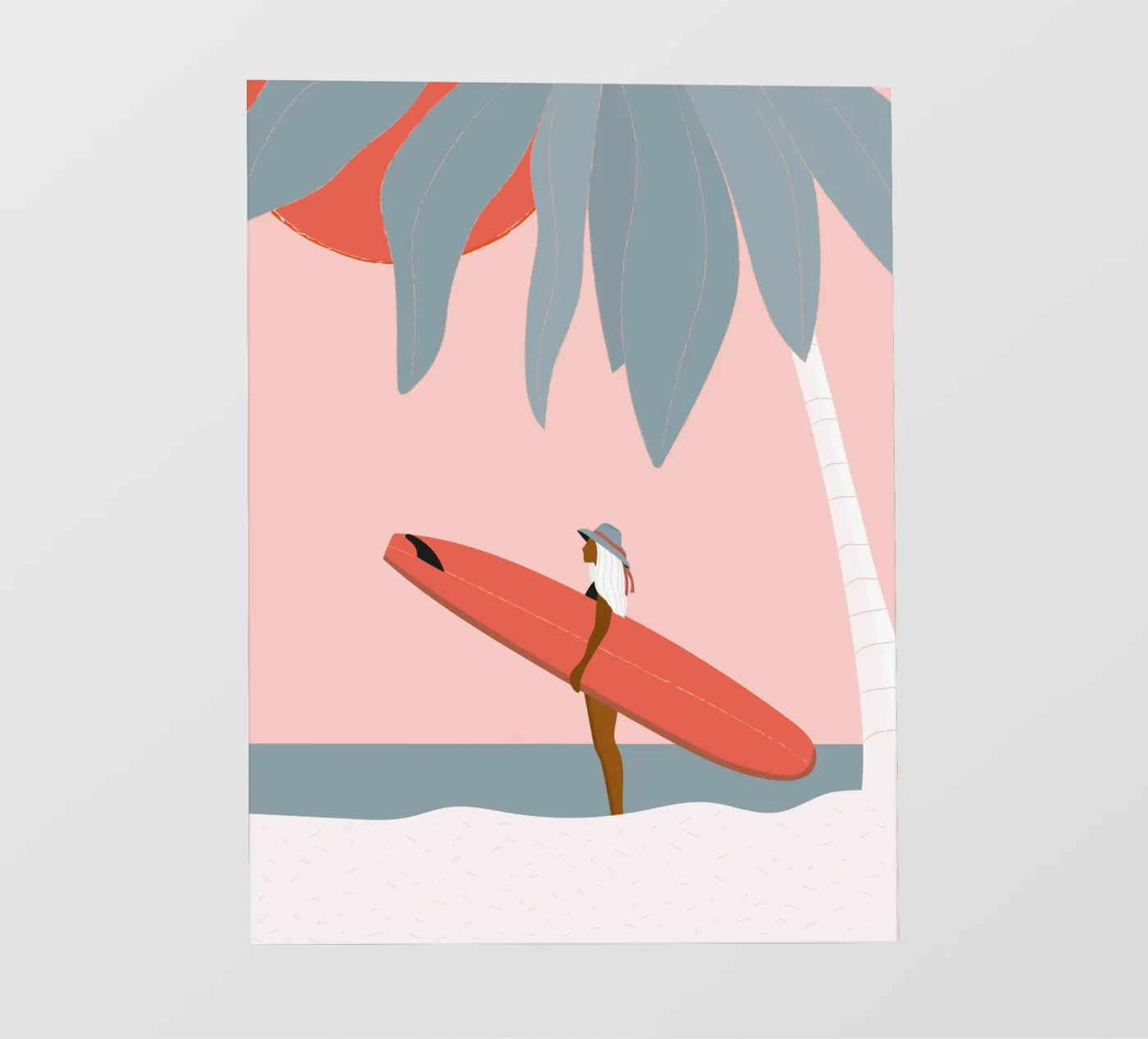 Surf e sole pellicola backlit da Tamsen Design