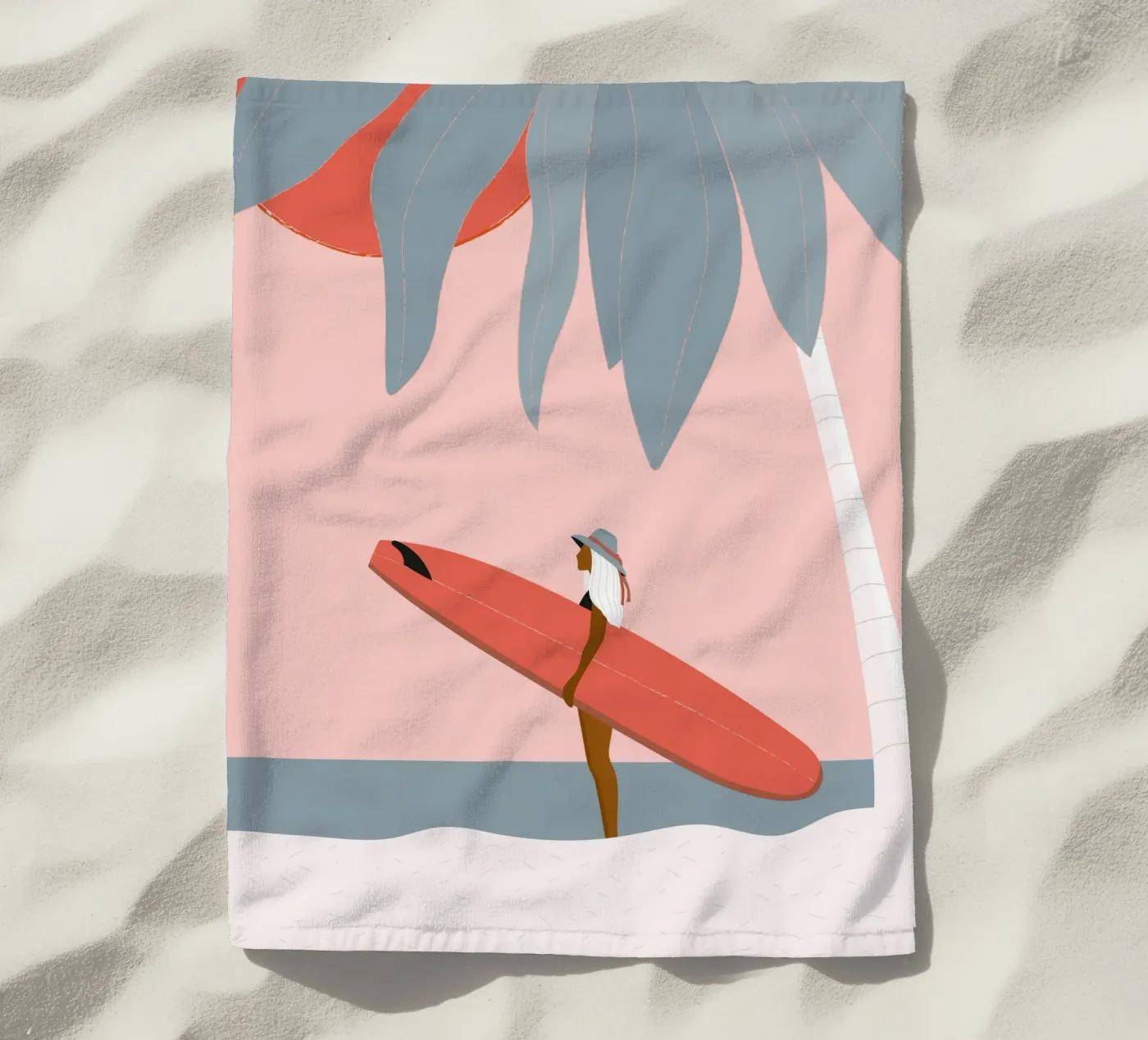 Surf e sole telo mare da Tamsen Design