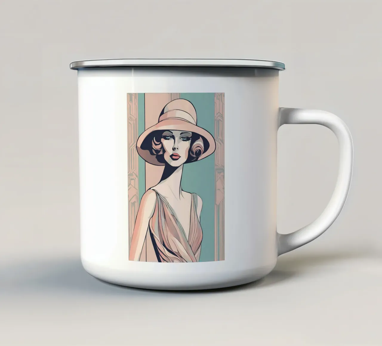 Moda 1 tazza in smalto da Rezh creations