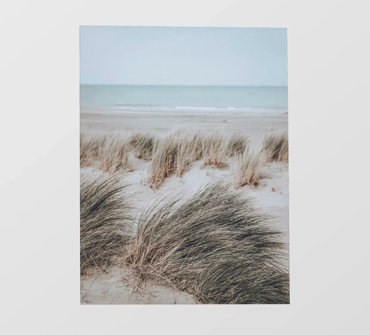 Dune della spiaggia e mare - paesaggio costiero naturale telo in pvc da Whole©