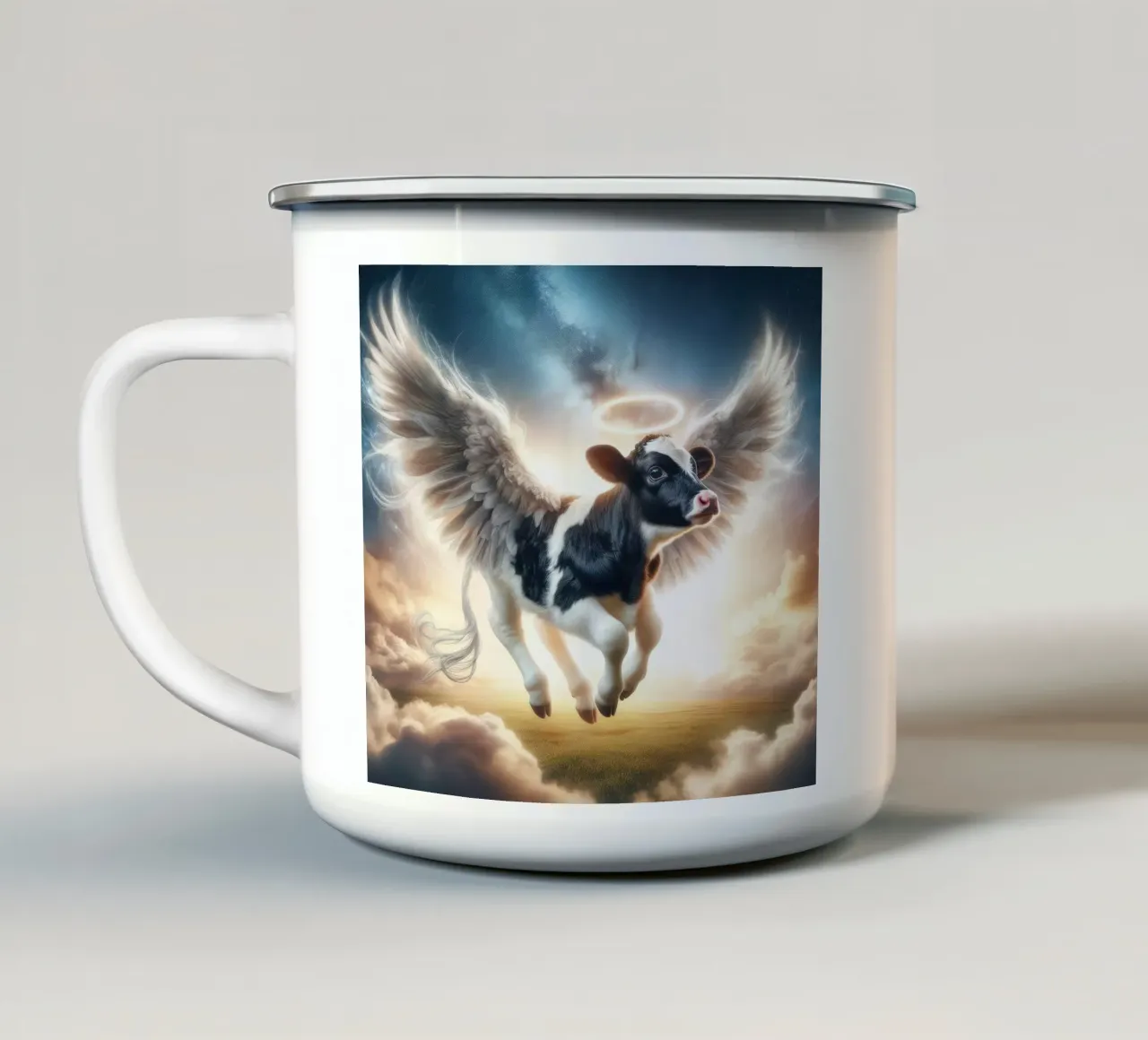 Holy Cow tazza in smalto da Art Unleashed