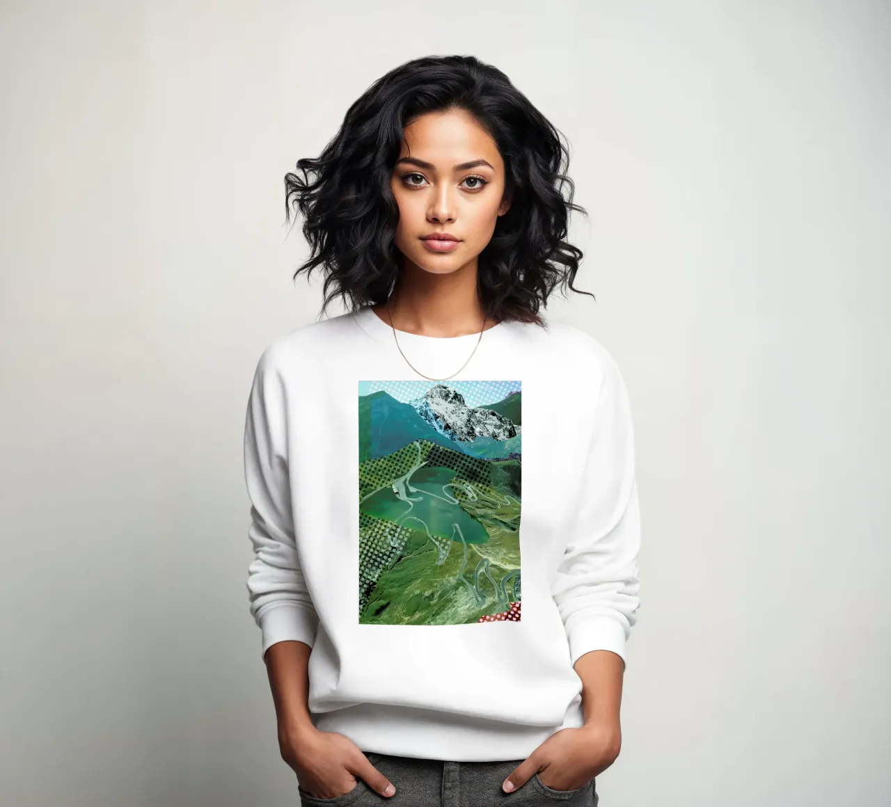 Experimente am Berg 13 sweatshirt van Marko Köppe