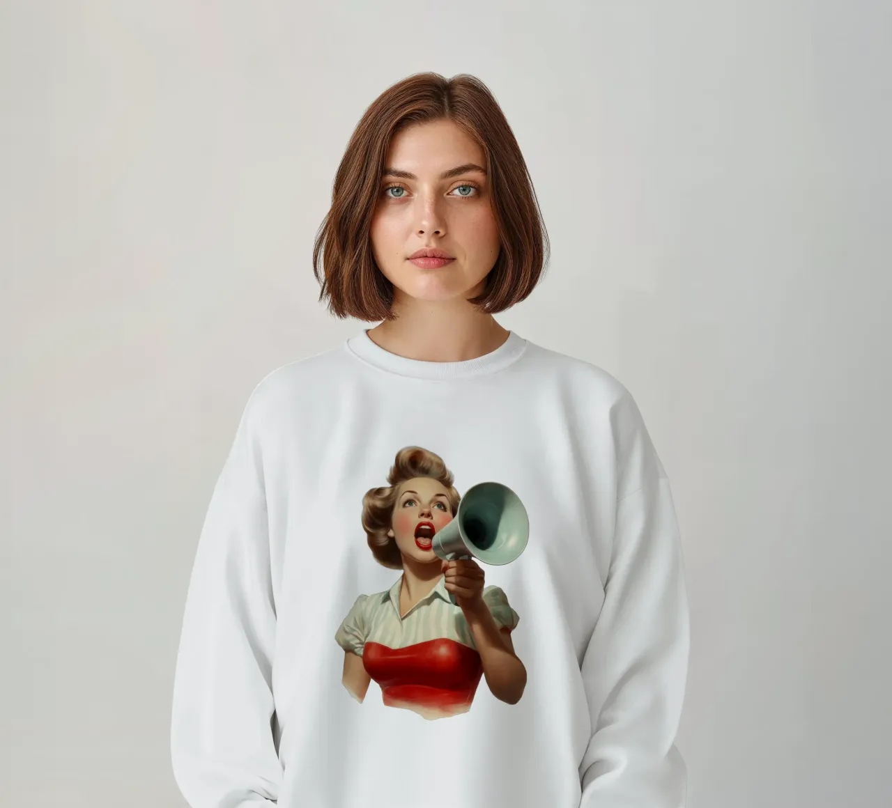 Shout felpa da Art Unleashed