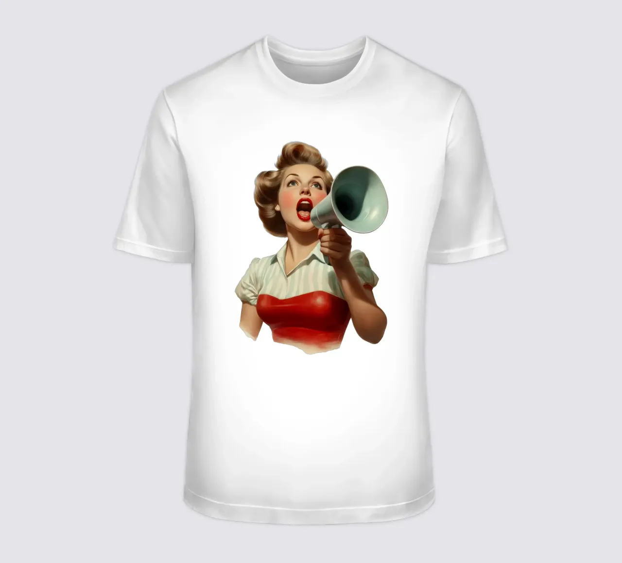Shout t-shirt da Art Unleashed