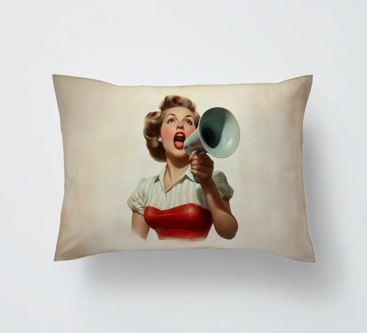 Shout cuscino da Art Unleashed
