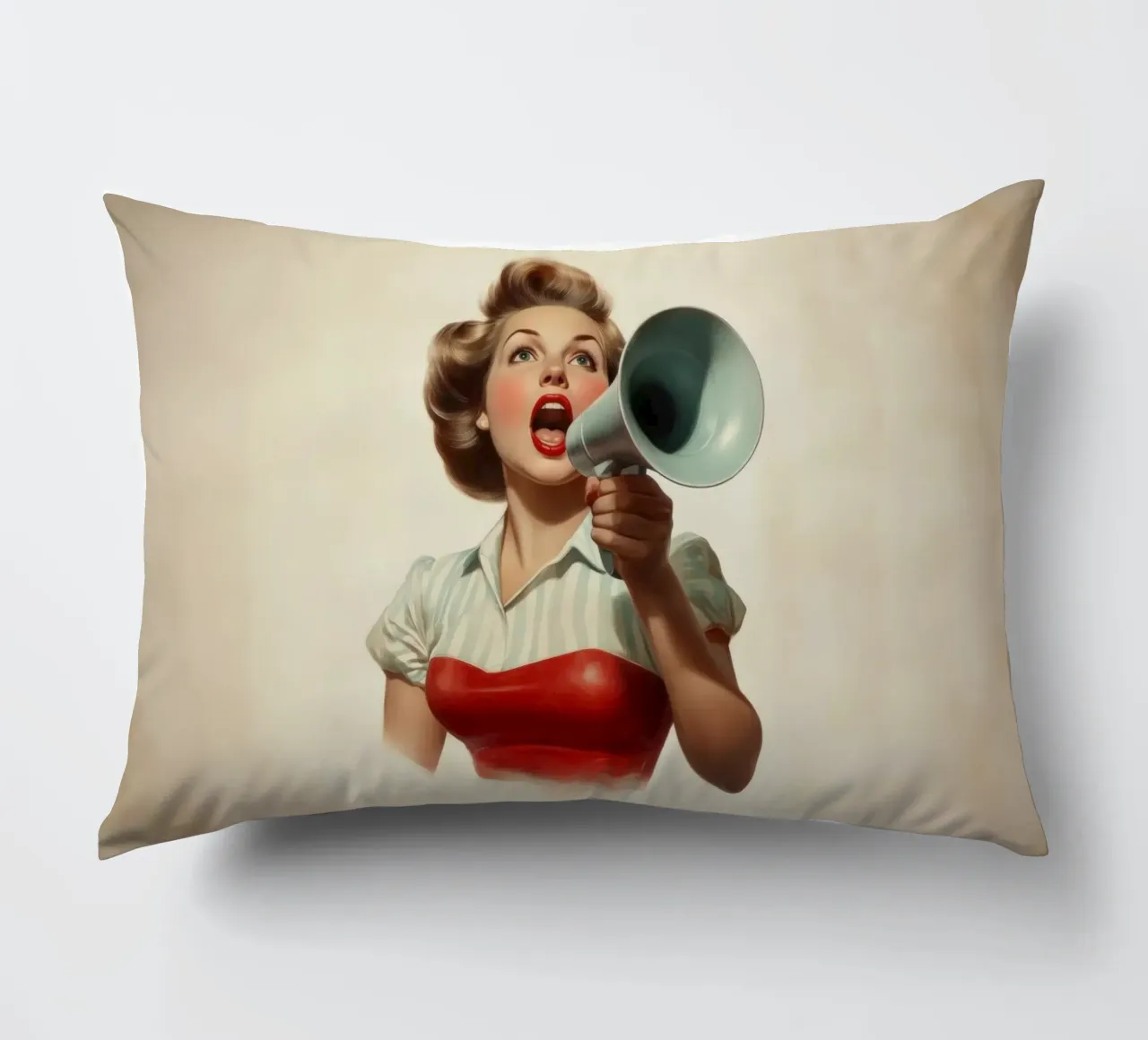 Shout cuscino da Art Unleashed