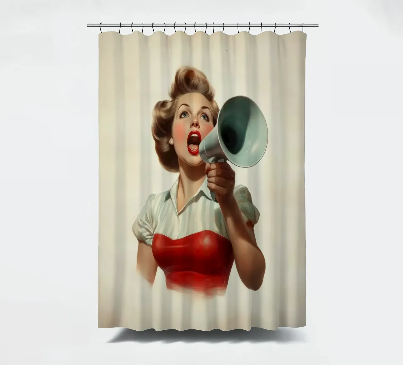 Shout tenda da doccia da Art Unleashed
