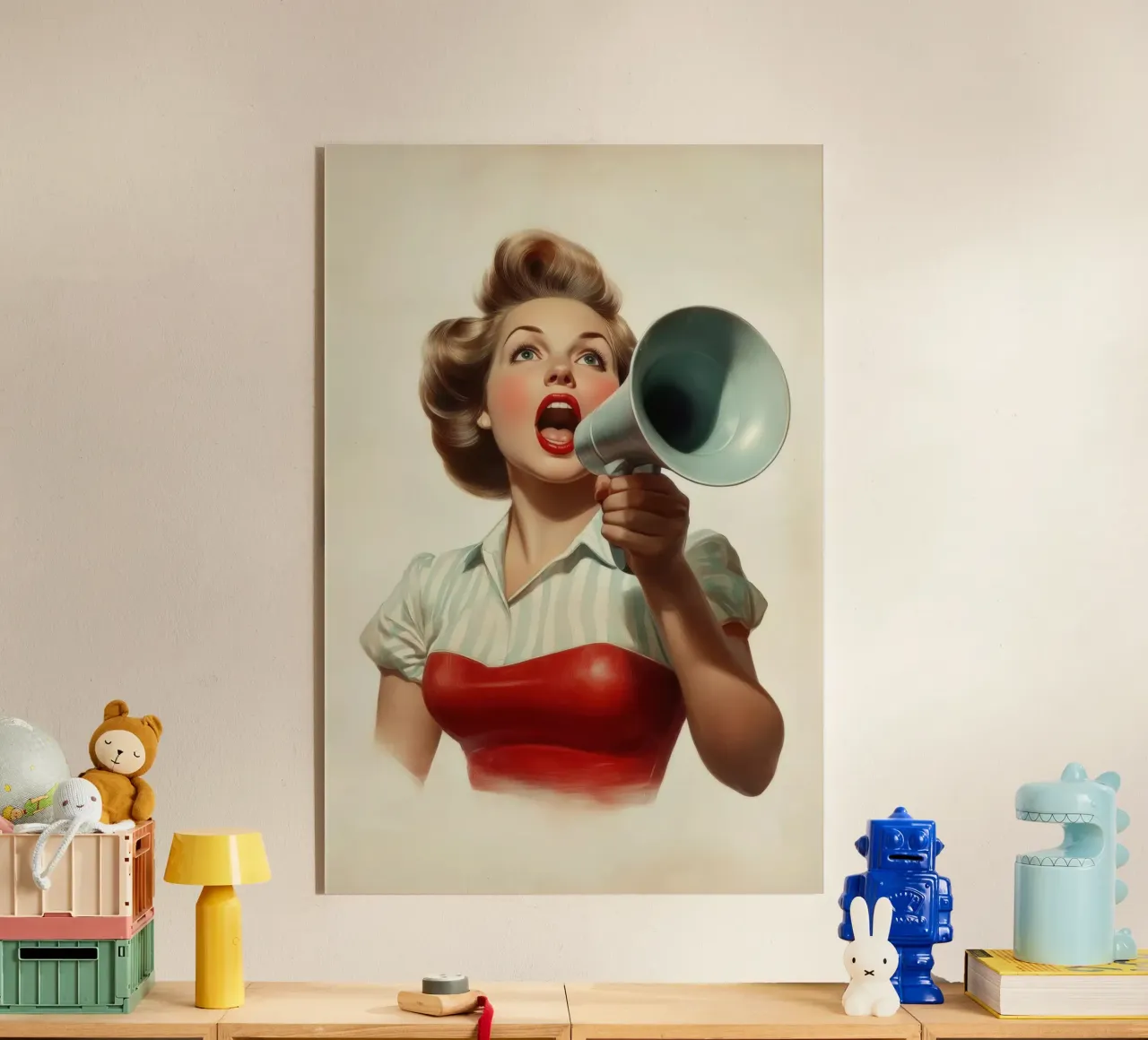 Shout plexiglass da Art Unleashed