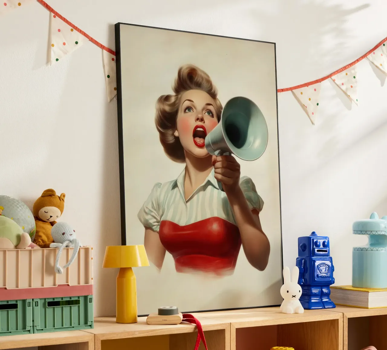 Shout alluminio dibond da Art Unleashed