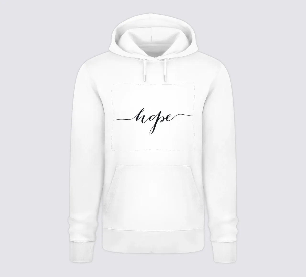 Hope - Elegante design tipografico felpa con cappuccio da Whole©
