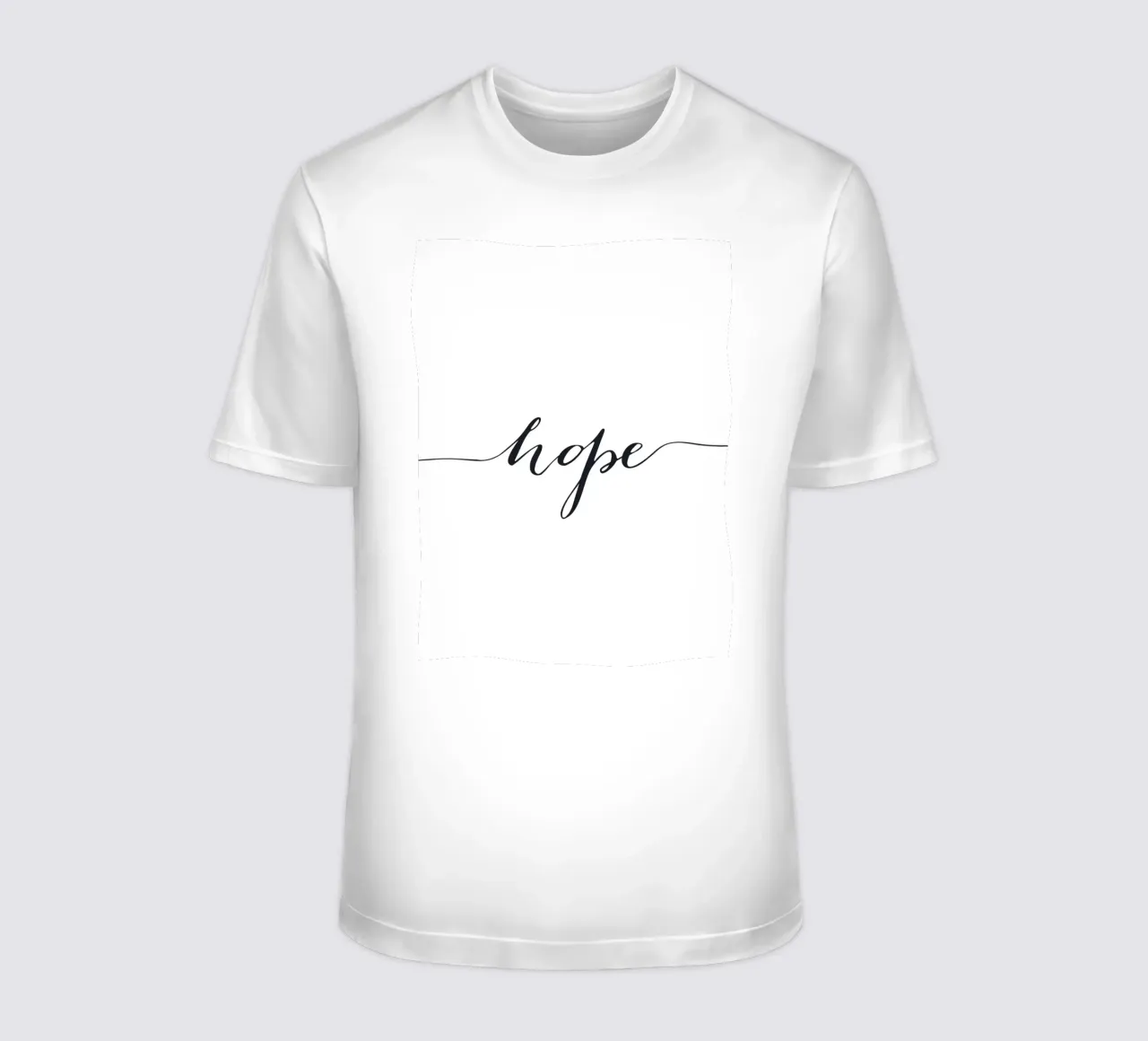 Hope - Elegant typography design t-shirt by Whole©