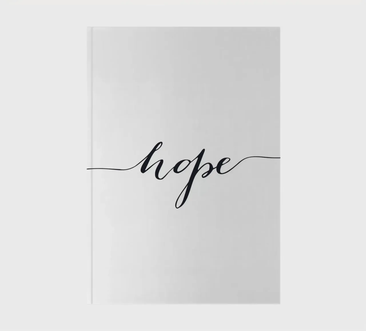 Hope - Elegant typography design notebook by Whole©