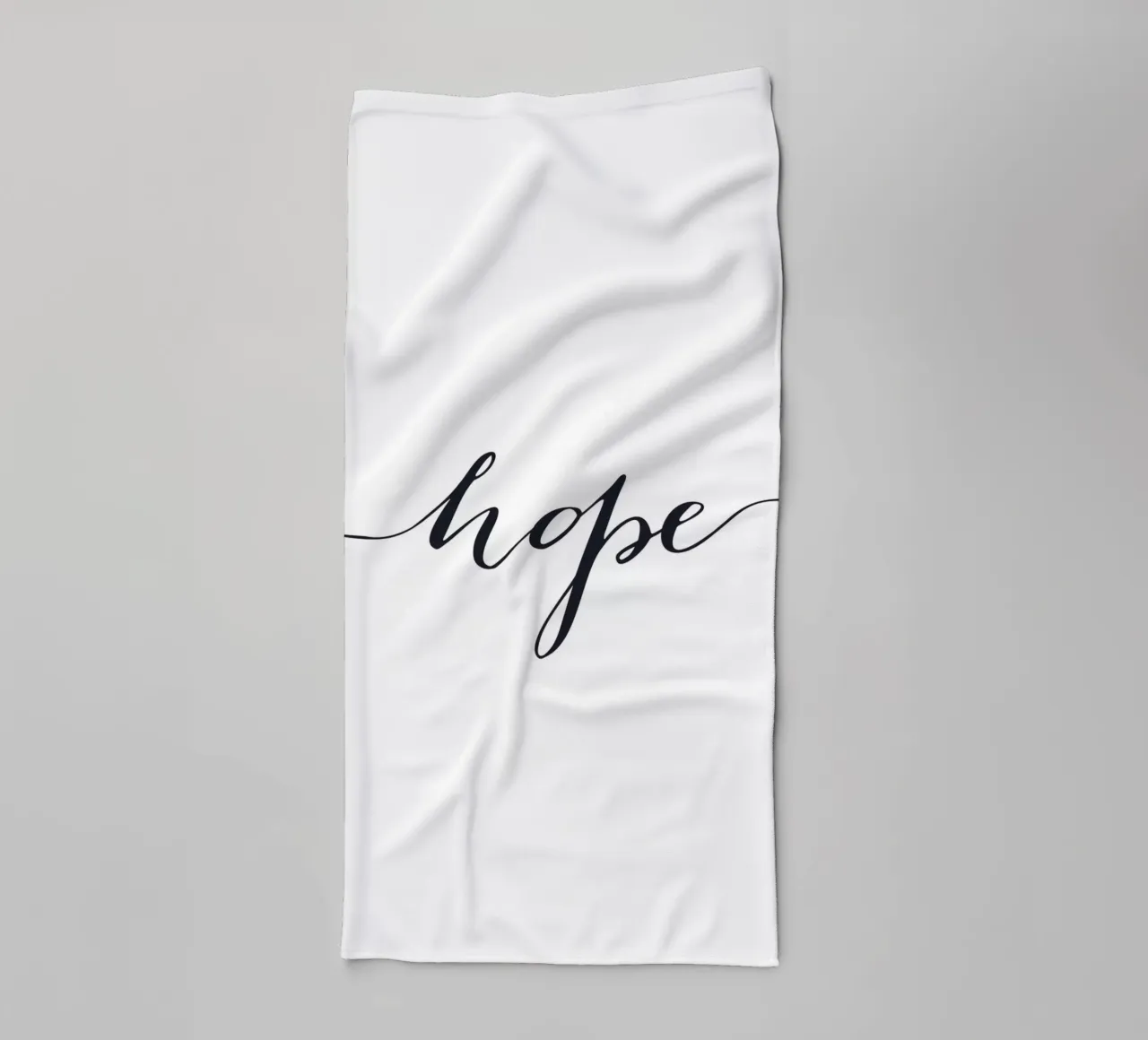 Hope - Elegant typography design towel by Whole©