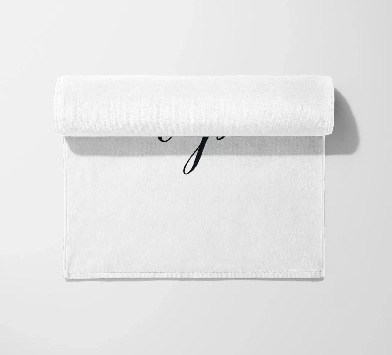 Hope - Elegant typography design beach towel by Whole©