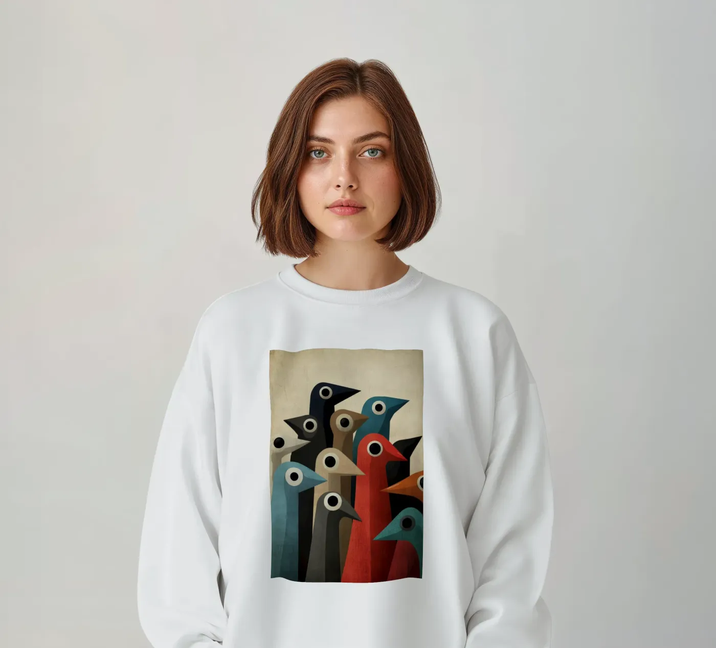 Pecking felpa da Art Unleashed