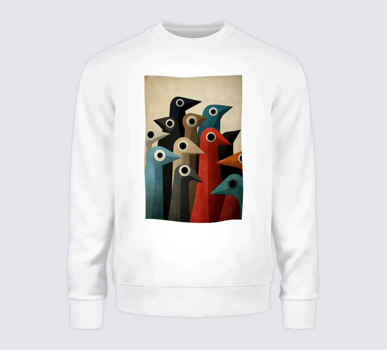Pecking Sweatshirt von Art Unleashed