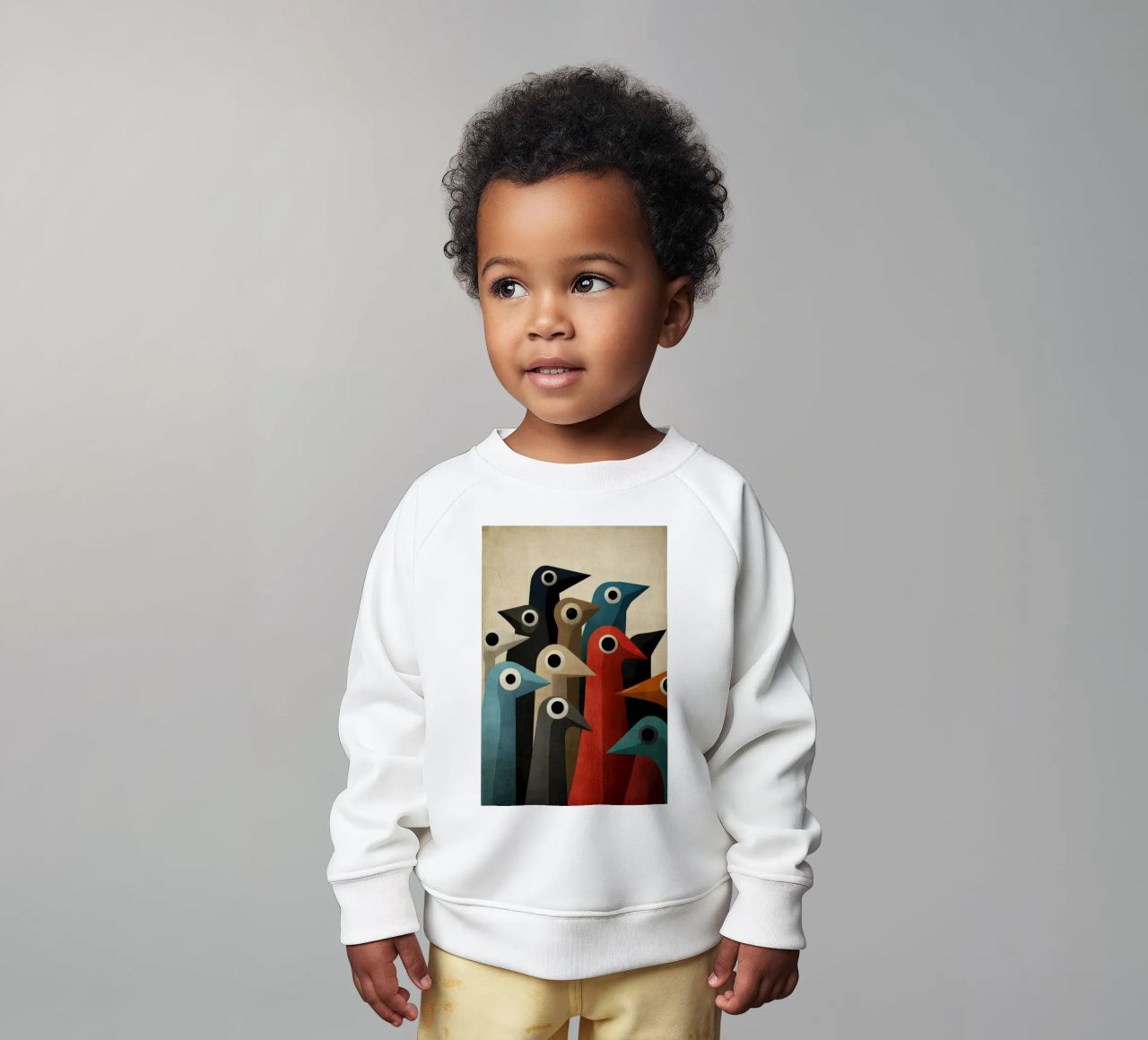 Pecking sudadera de bebé de Art Unleashed