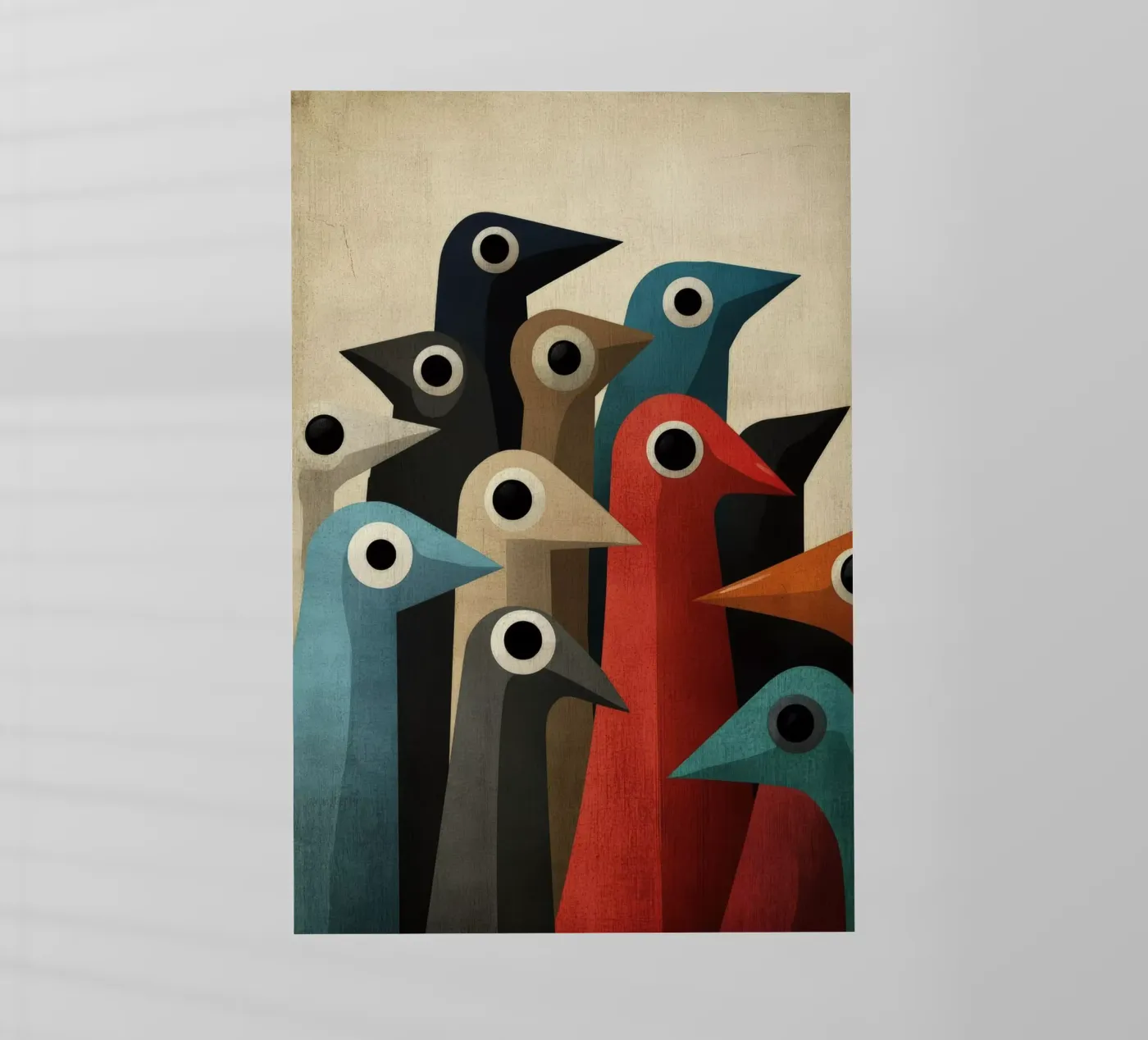 Pecking pellicola backlit da Art Unleashed