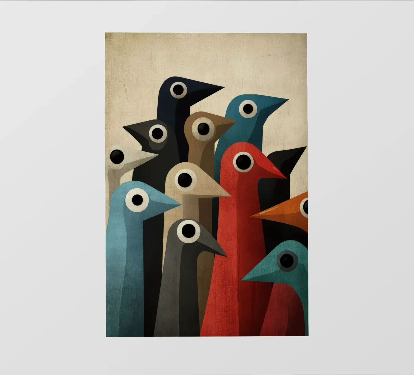 Pecking pellicola backlit da Art Unleashed