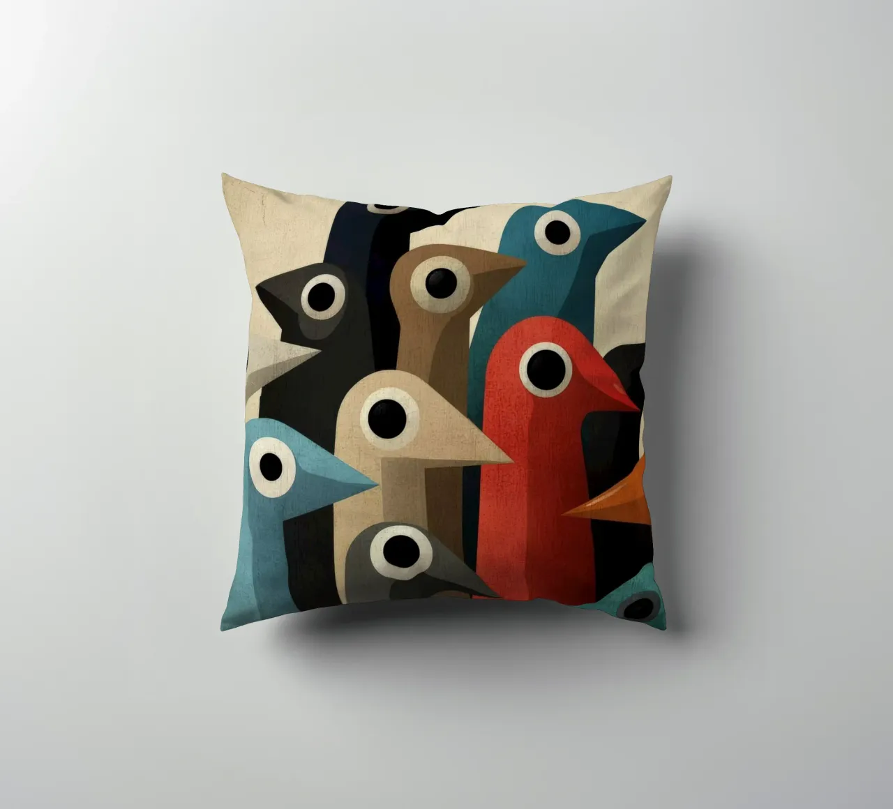 Pecking cuscino da Art Unleashed