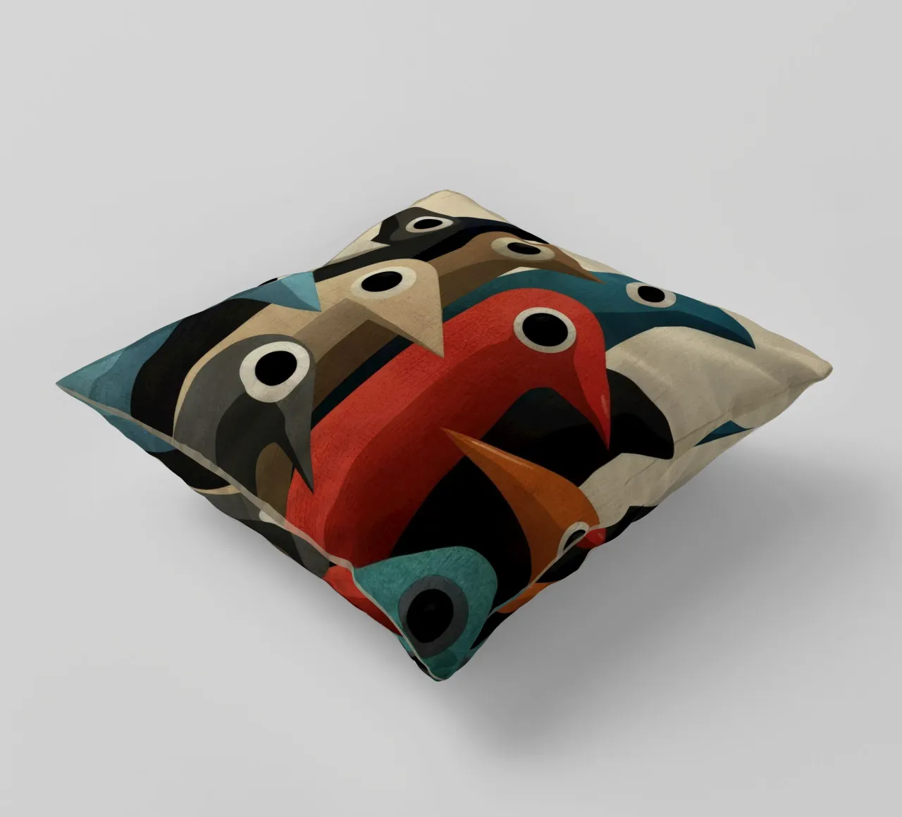Pecking cuscino da Art Unleashed