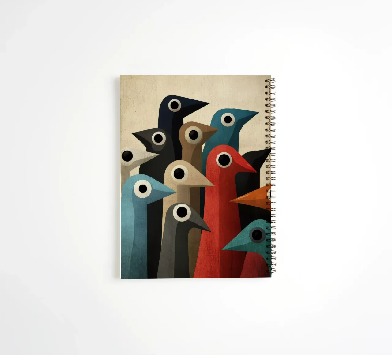 Pecking carnet à spirale de Art Unleashed