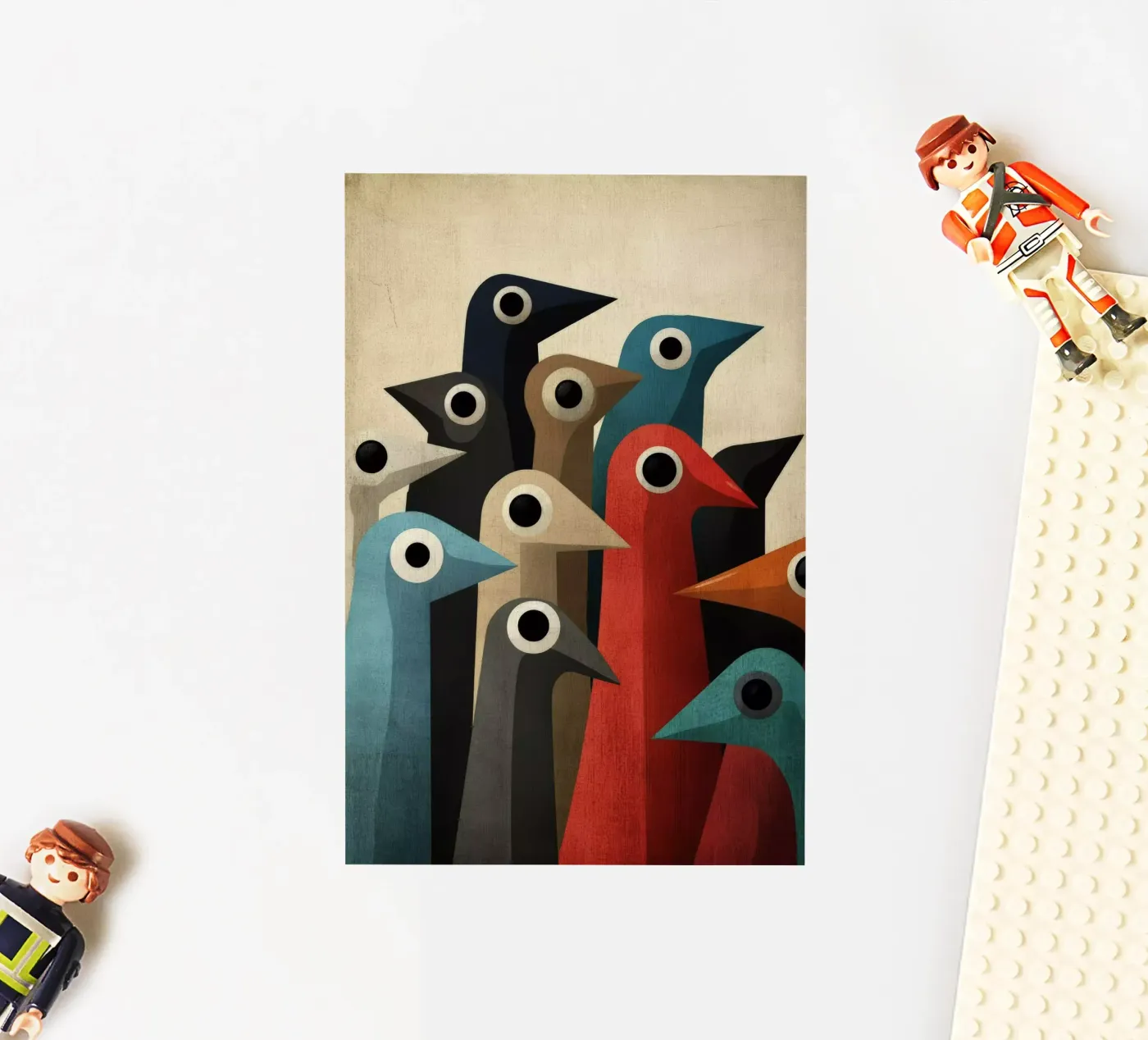 Pecking sticker by Art Unleashed