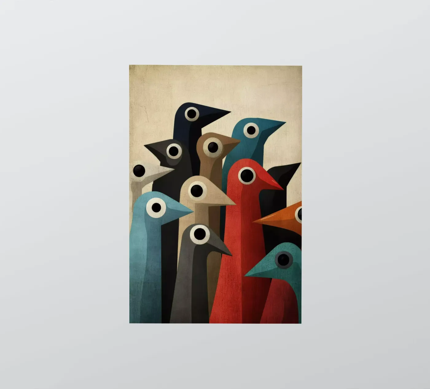 Pecking sticker by Art Unleashed