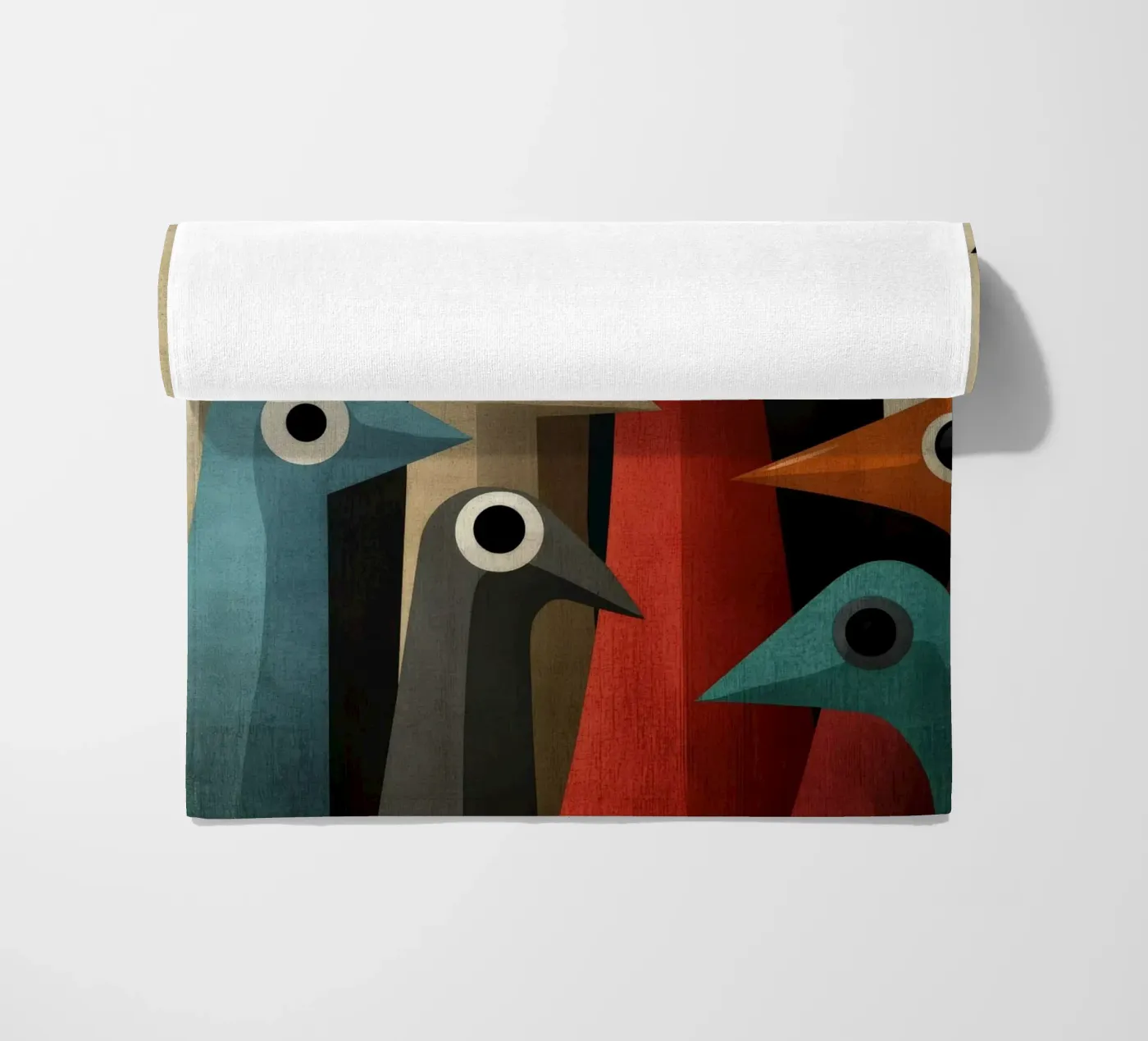 Pecking Strandtuch von Art Unleashed