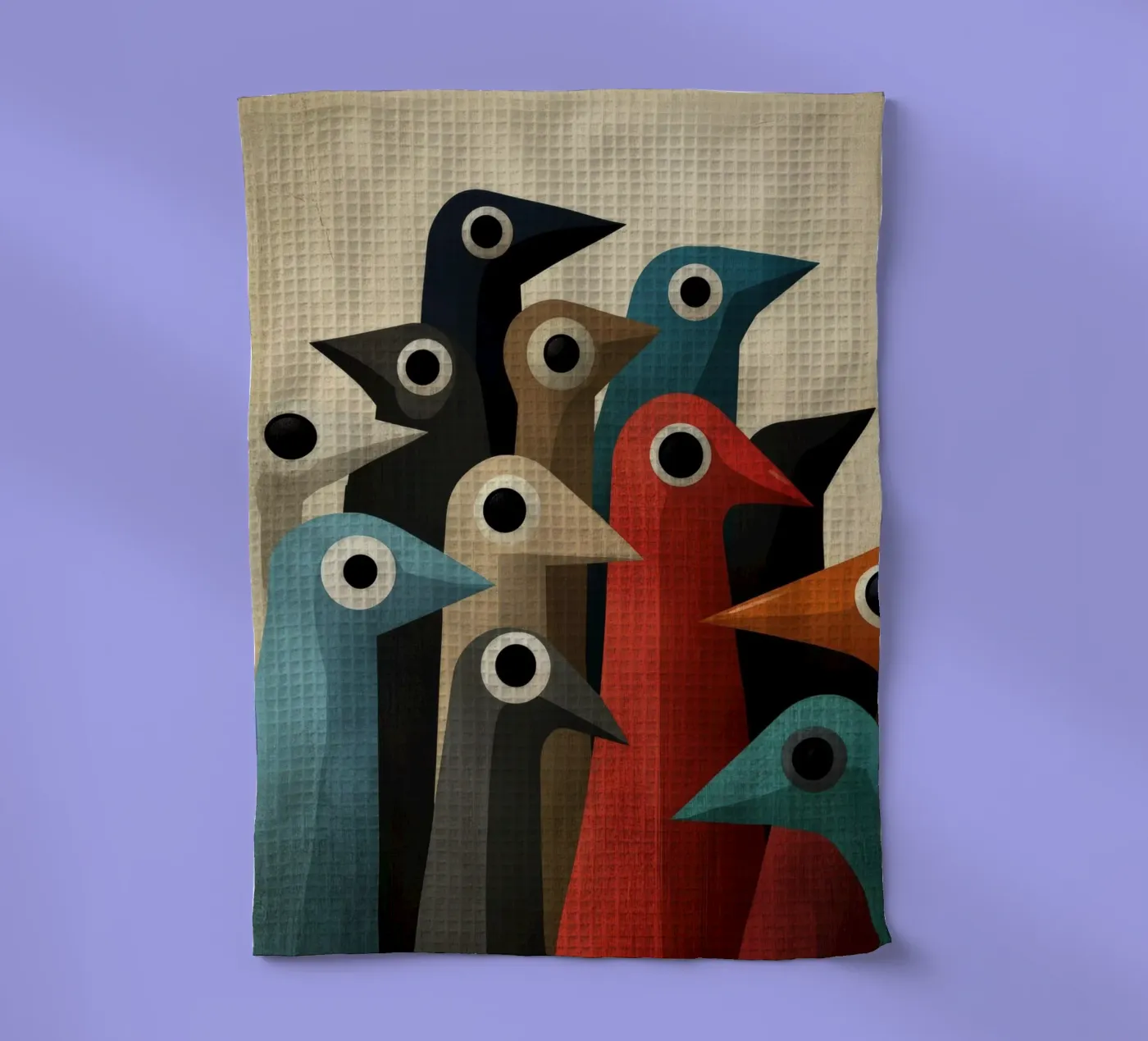 Pecking Geschirrtuch von Art Unleashed