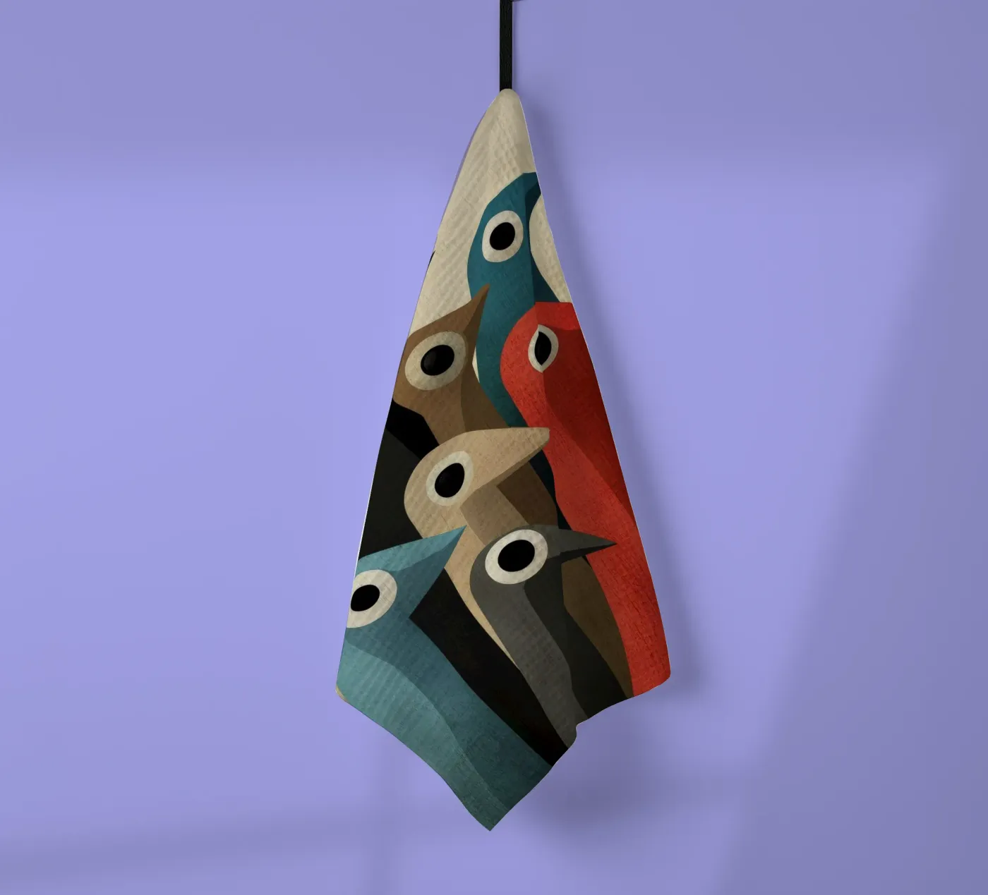 Pecking Geschirrtuch von Art Unleashed