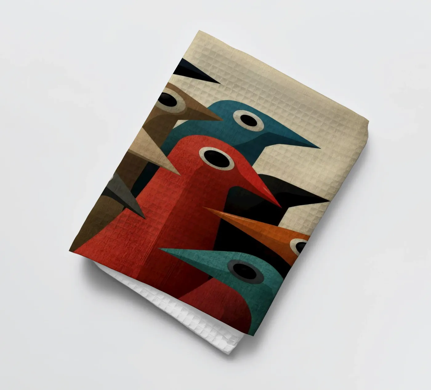 Pecking Geschirrtuch von Art Unleashed
