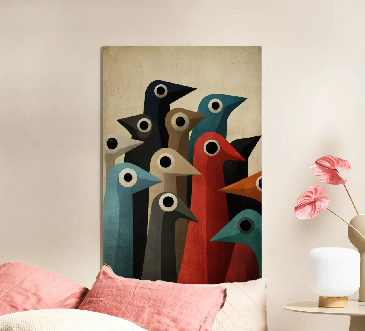 Pecking plexiglass da Art Unleashed