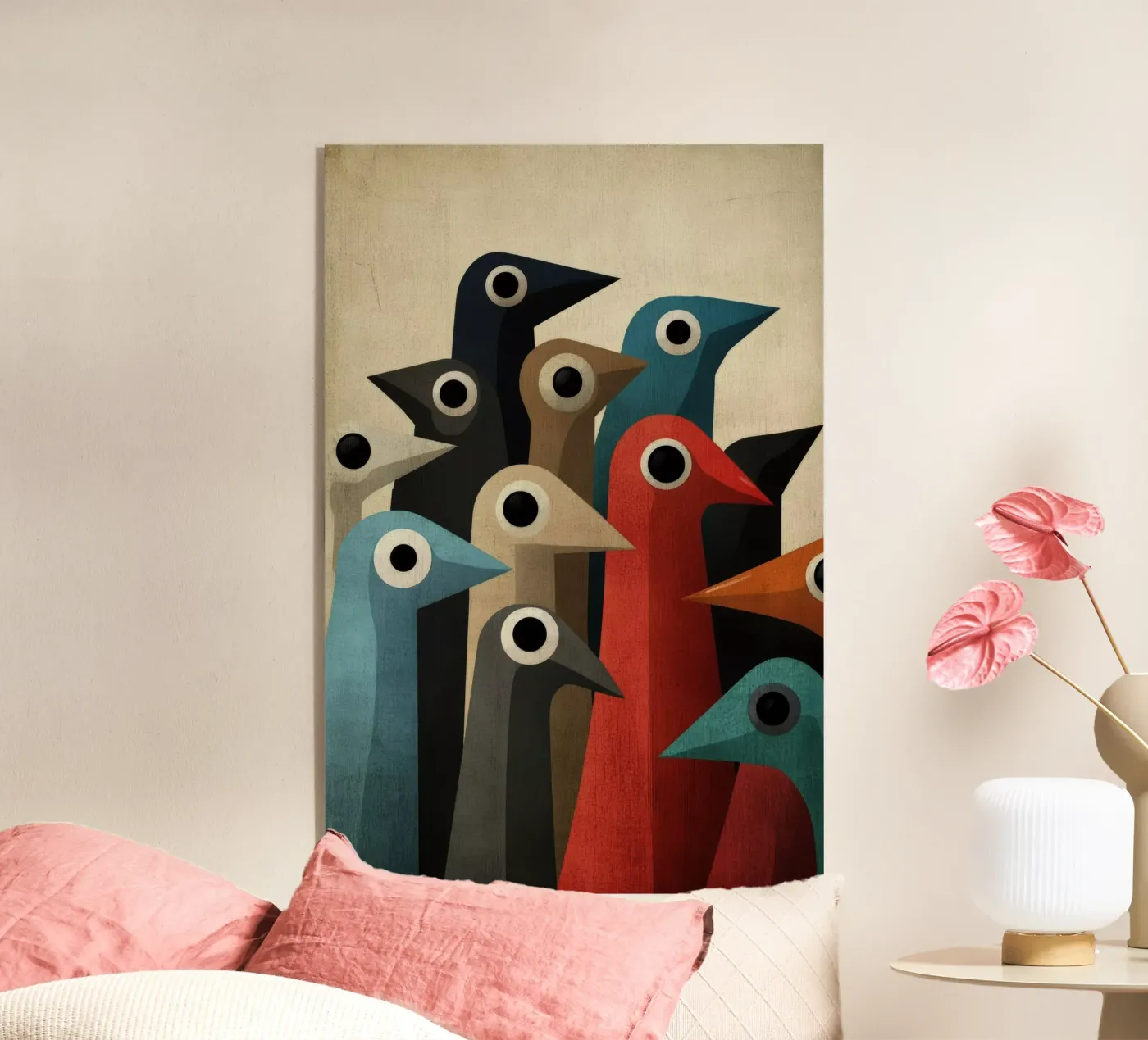 Pecking plexiglass da Art Unleashed