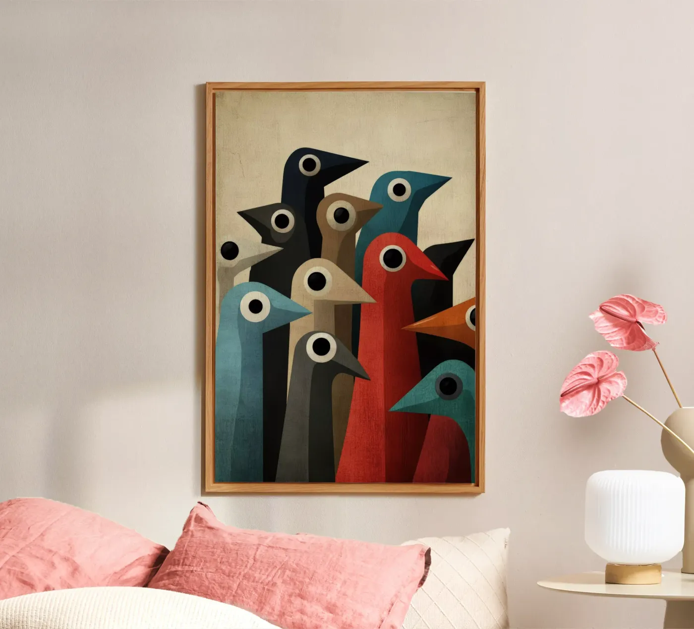 Pecking pannello forex da Art Unleashed