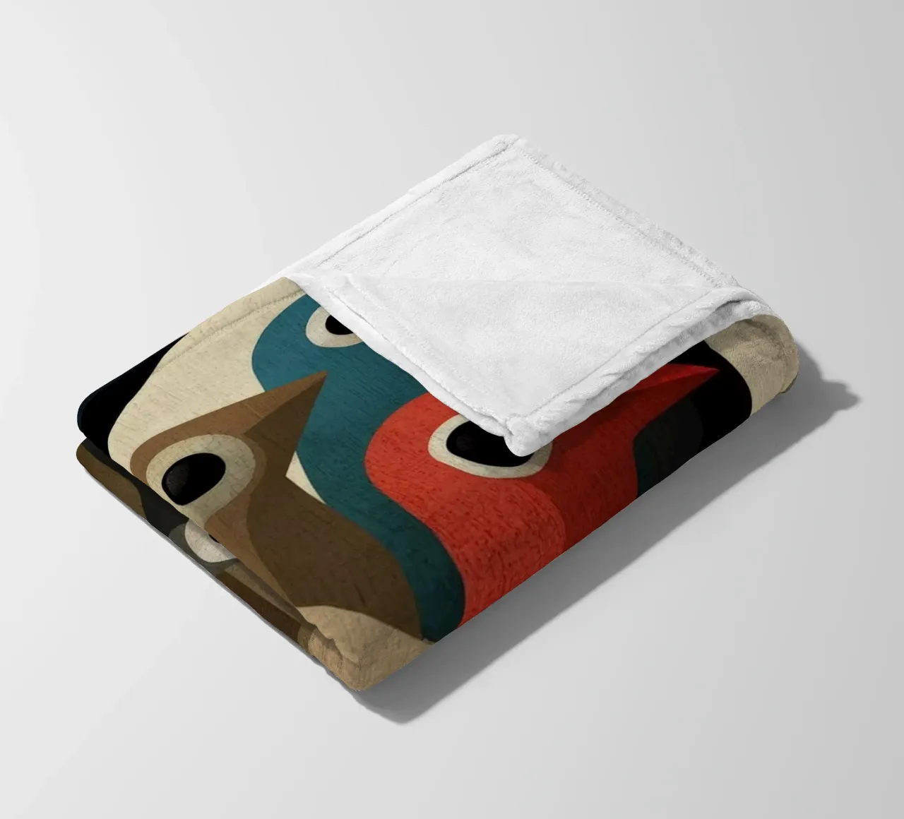 Pecking fleecedeken van Art Unleashed