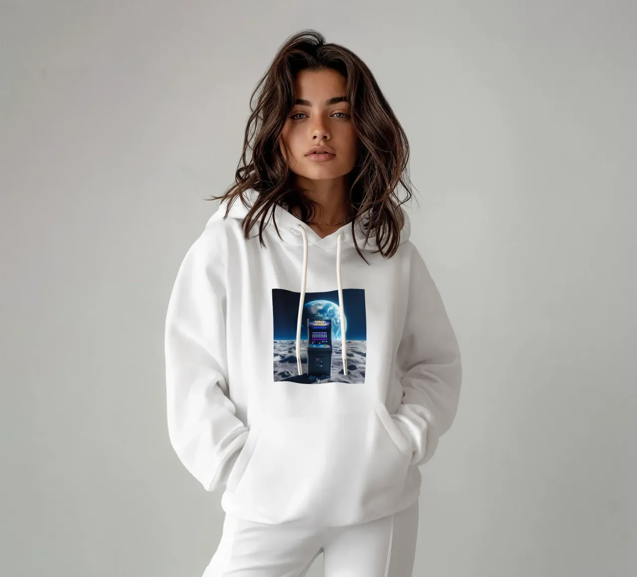 Space felpa con cappuccio da Art Unleashed