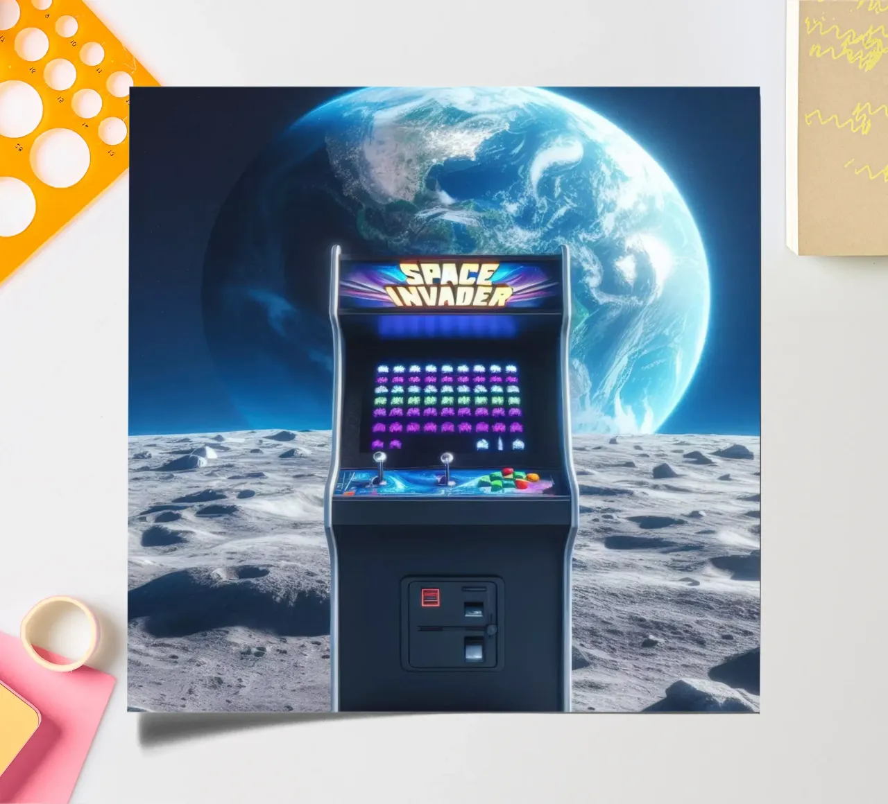 Space sticker sheet by Art Unleashed