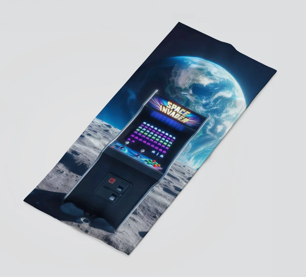 Space beach towel by Art Unleashed