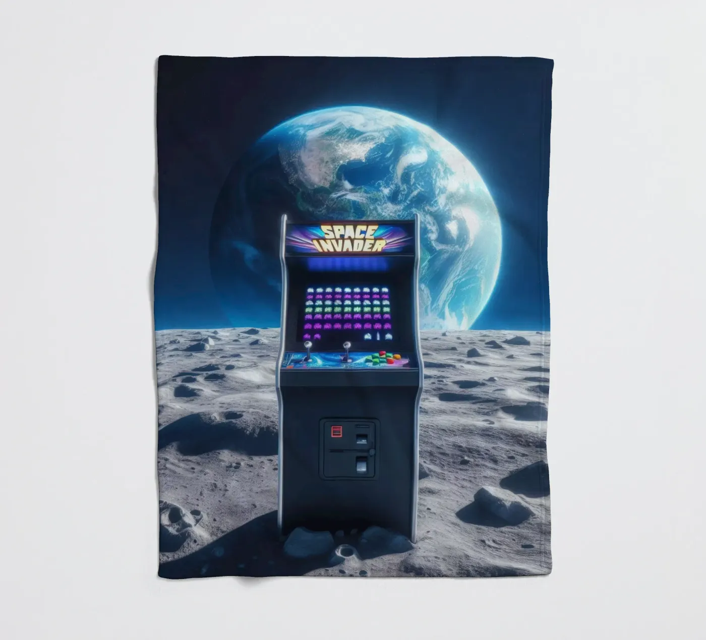 Space fleece blanket by Art Unleashed