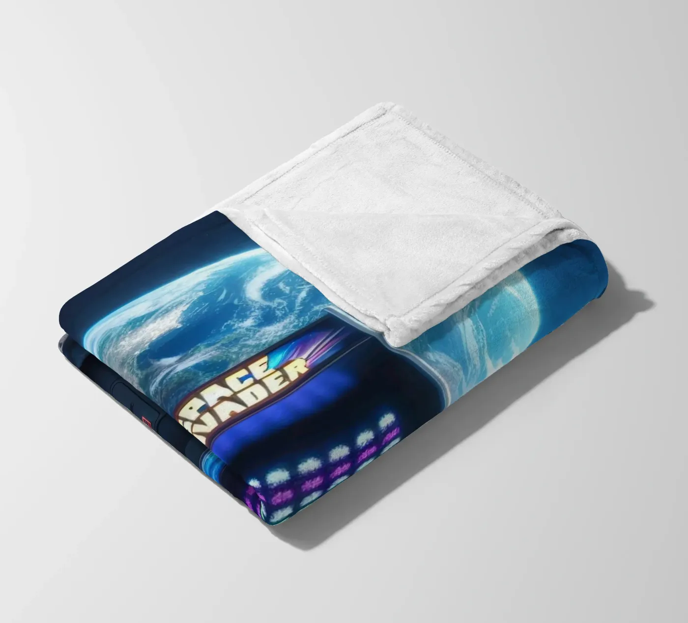 Space fleece blanket by Art Unleashed